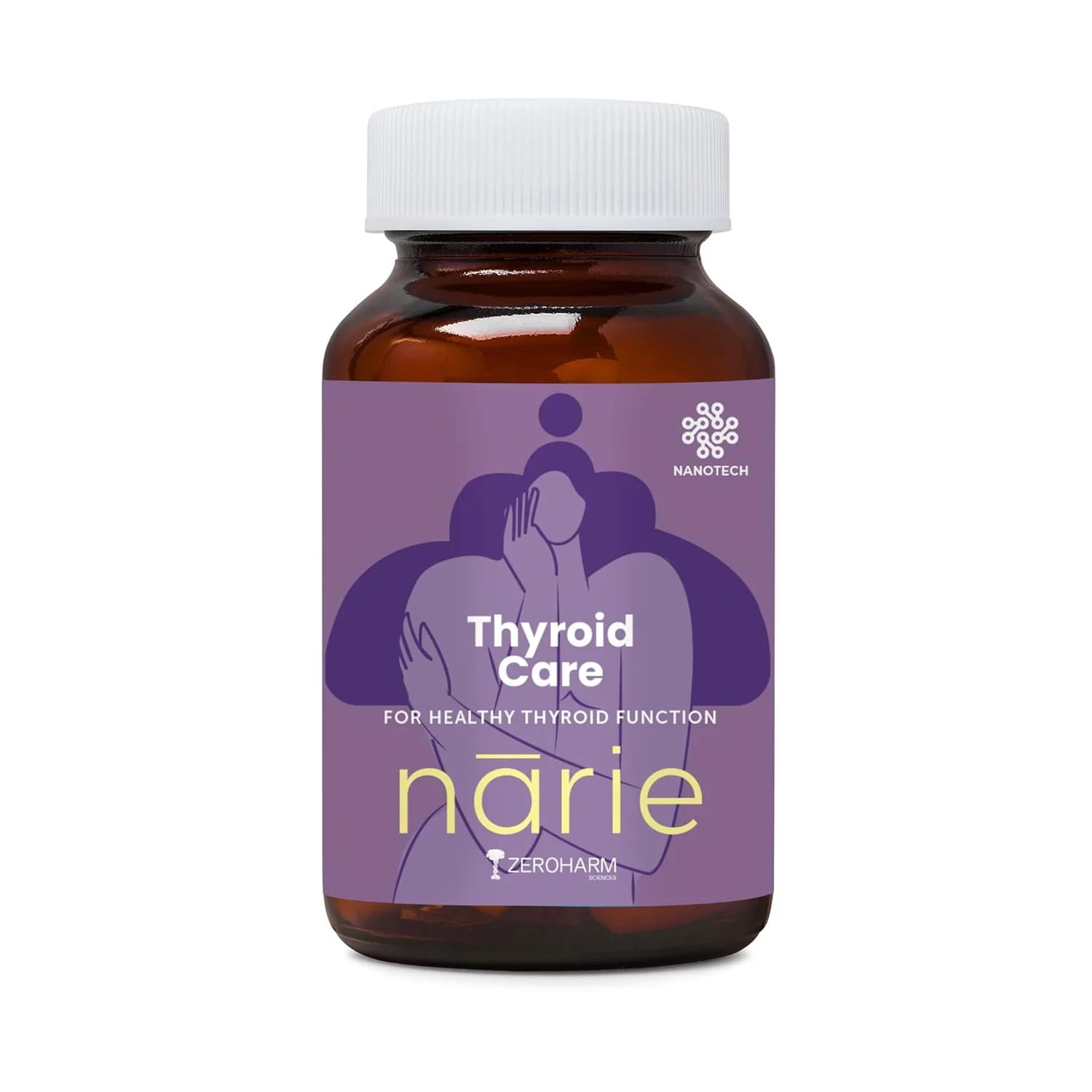Zeroharm Narie Thyroid Care - 60 Veg Tablets