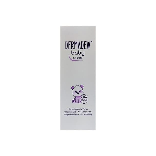Dermadew Baby Cream 80g for Soft & Hydrated Baby Skin