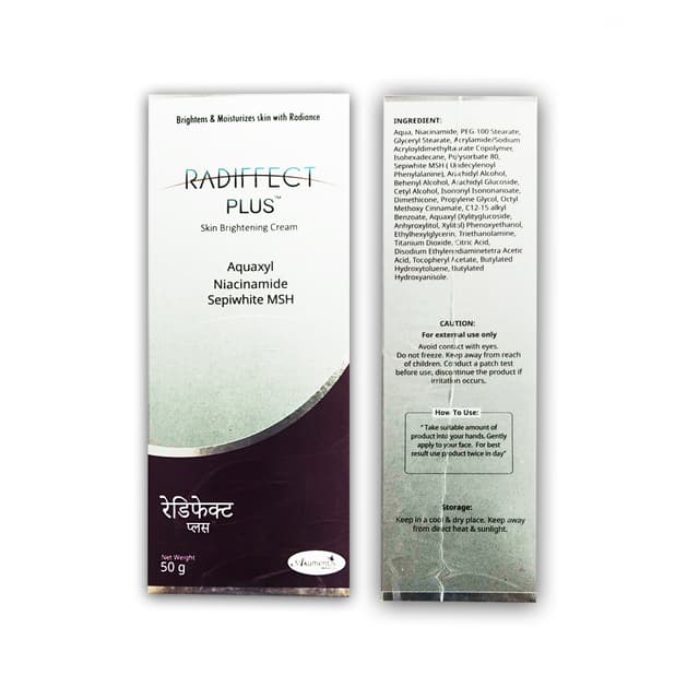 Radiffect Plus Skin Brightening Cream, 50gm