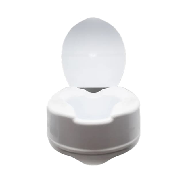 Healthshine Commode Seat Elevator with Lid (4 inches)