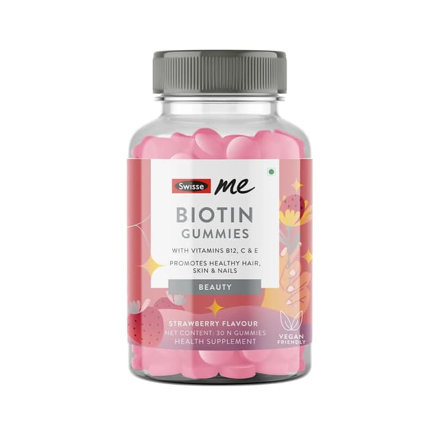 Swisse Me Biotin Gummies With Vitamin B12, C & E For Healthy Hairs And Nails (30gummies)