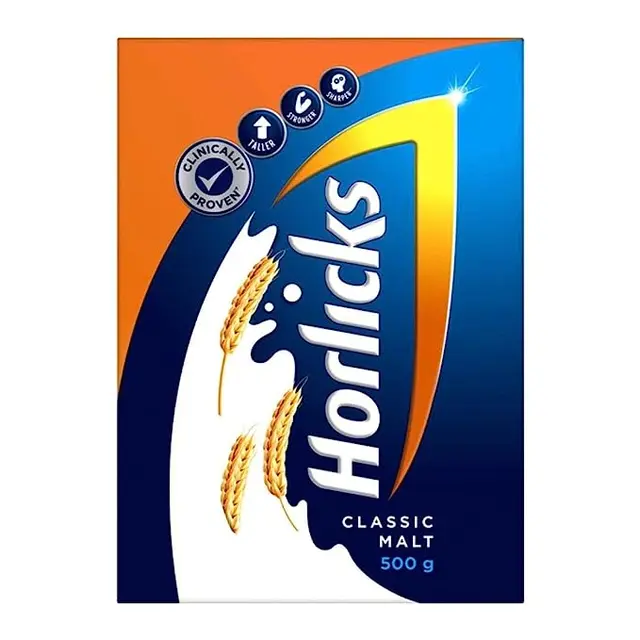 Horlicks Health and Nutrition Drink Classic Malt 500gm