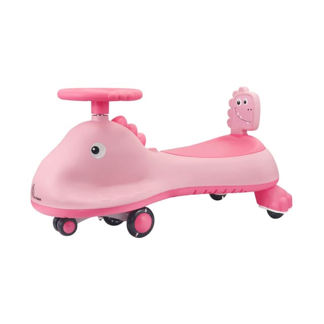R for Rabbit Iya Iya Dino Swing Car for Kids (Pink)