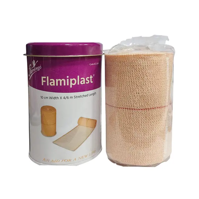 Flamingo Flamiplast Elastic Adhesive Bandage OC2065 (10cm x 4/6m)