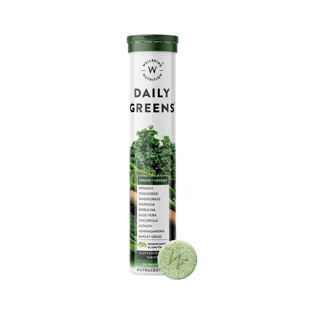 Wellbeing Nutrition Daily Greens - 15 Effervescent Tablets