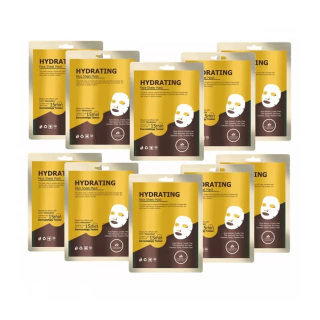 Cosderma Hydrating Face Sheet Mask - 10 Sheets