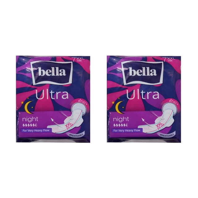 Bella Ultra Drai Night - XXL 7pcs (Pack of 2)