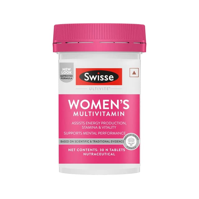 Swisse Women's Multivitamin to Increase Immunity, Stamina, Vitality and Mental Performance(30 Tablets)