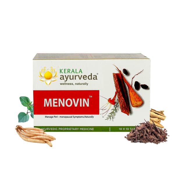 Kerala Ayurveda Menovin Tablet (10 X 10 Tablets)