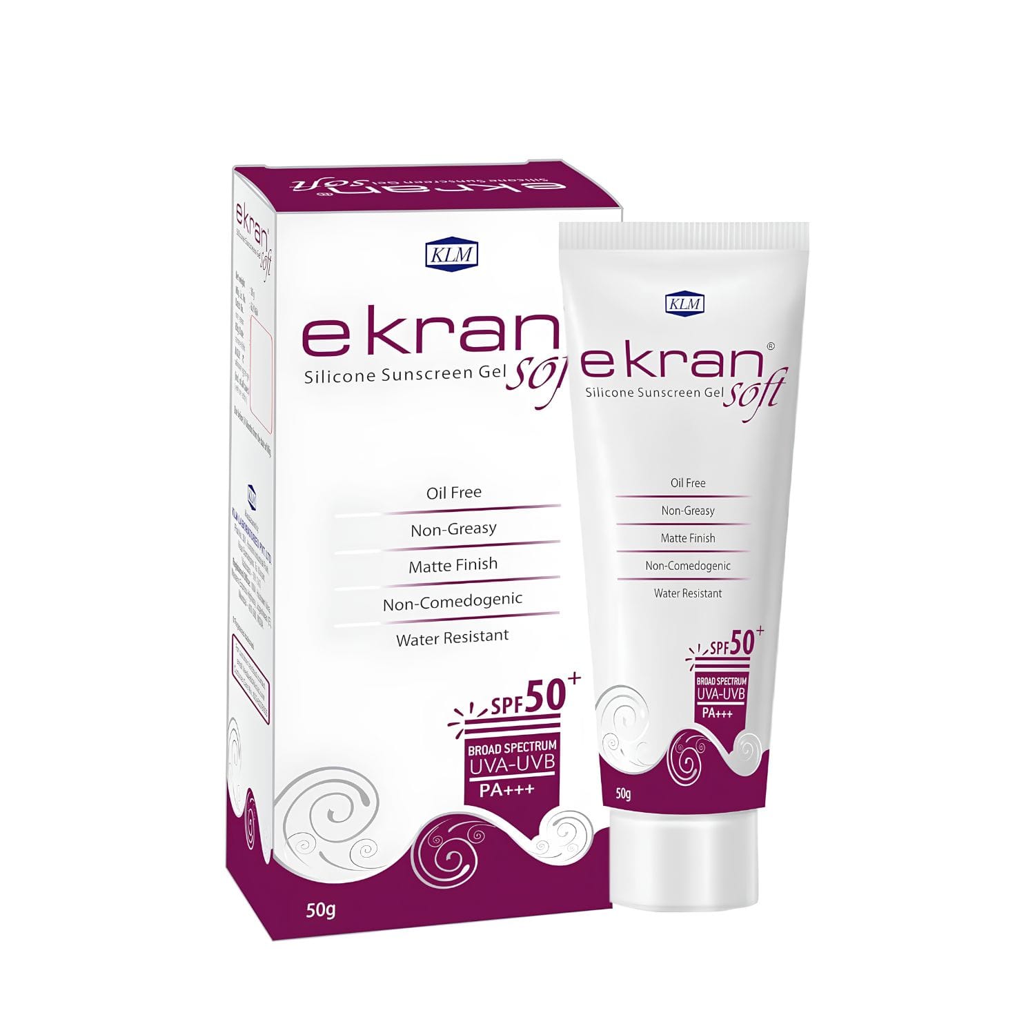 KLM Ekran Soft Silicone Sunscreen Gel SPF 50+ P+++ (50gm)