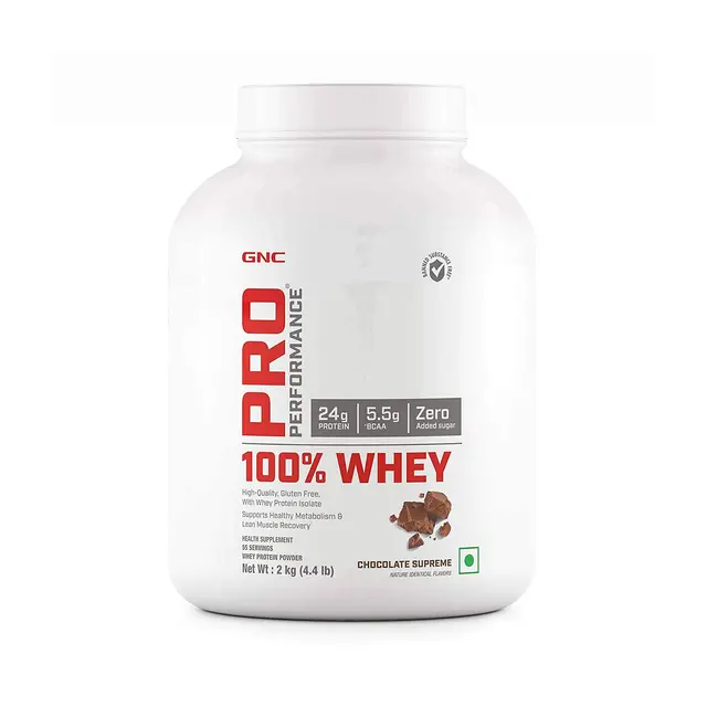 GNC Pro Performance 100% Whey Protein - 2 kg (Chocolate Supreme)