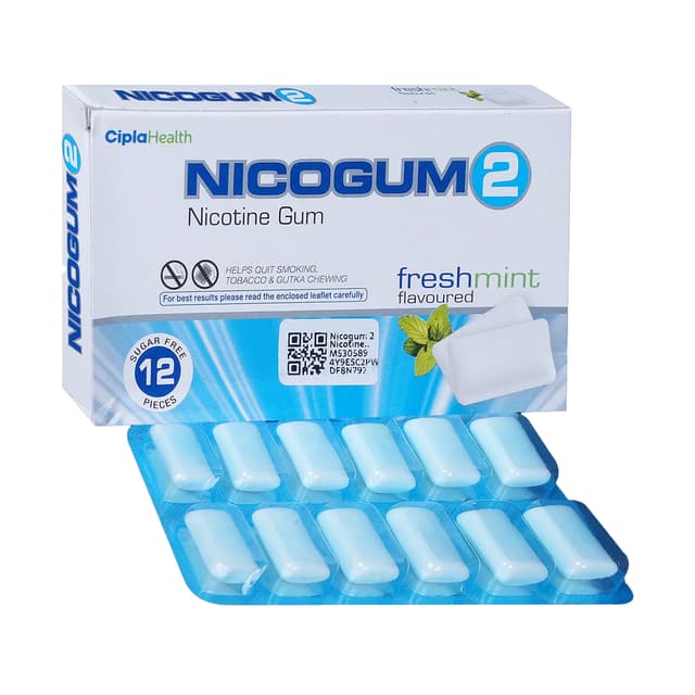 Cipla Nicogum 2 Chewing Gum