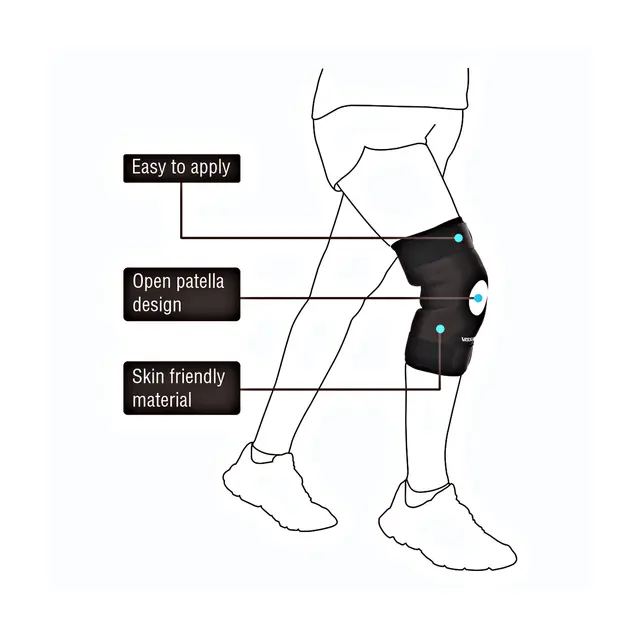 Vissco Functional Knee Wrap Standard Large (P.C. No. 0732)
