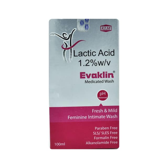KLM Evaklin Medicated Wash (100 ml)