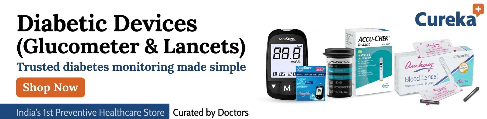 Diabetic Devices (Glucometer and Lancets)