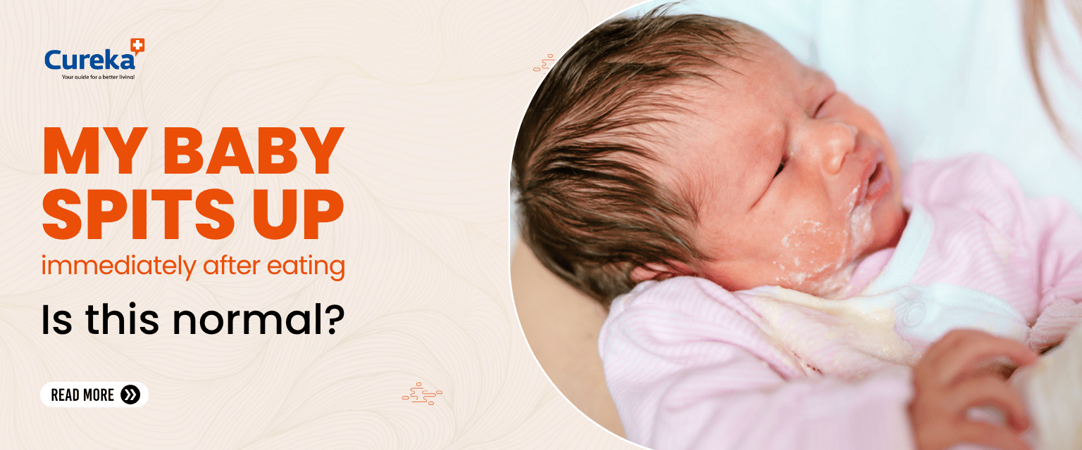 My Baby Spits Up Immediately After Eating – Is This Normal?