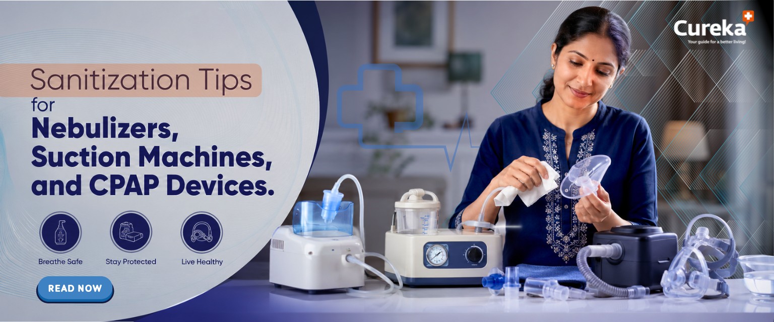 Sanitization Tips for Nebulizers, Suction Machines, and CPAP Devices