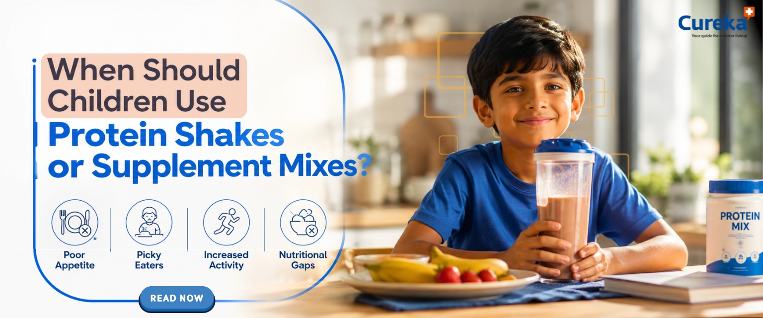 When Should Children Use Protein Shakes or Supplement Mixes?