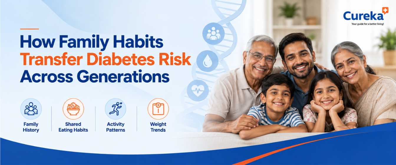 How Family Habits Transfer Diabetes Risk Across Generations