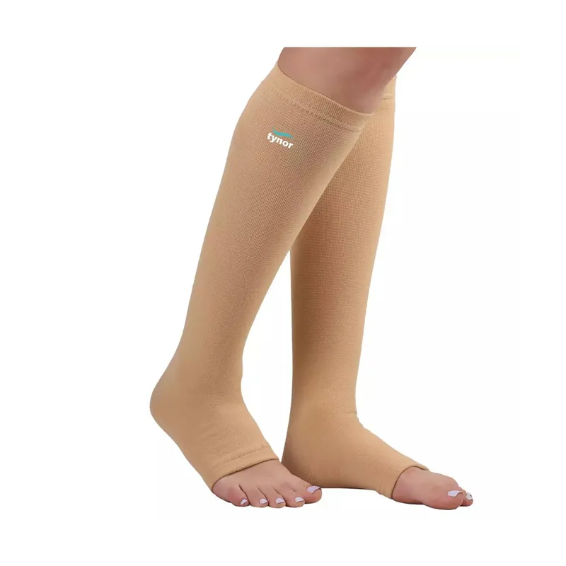 Tynor Compression Stocking Below Knee Classic Pair I-16 (Large)