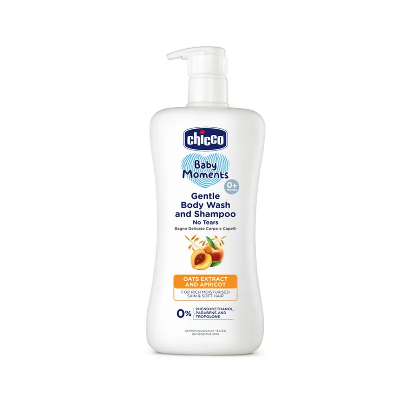 Chicco No Tears Gentle Body Wash and Shampoo 500 ml