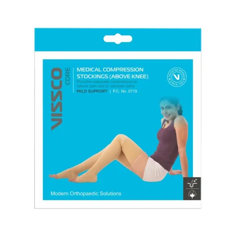 Vissco Medical Compression Stockings Above Knee - XL PC0719