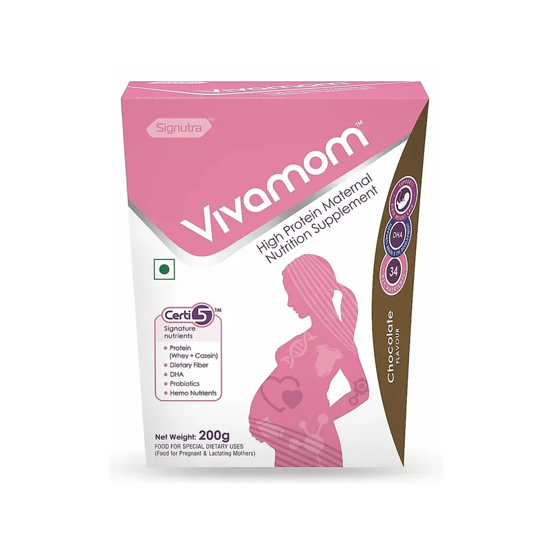 Signutra Vivamom Maternal Nutritional Supplement for Pregnant and Lactating Mothers Chocolate Flavour (200g)