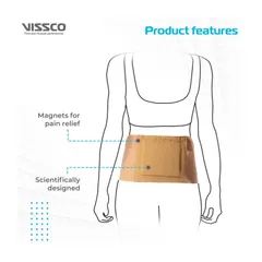 Vissco Magnetic Back Support - XXL (PC. No. 0104)
