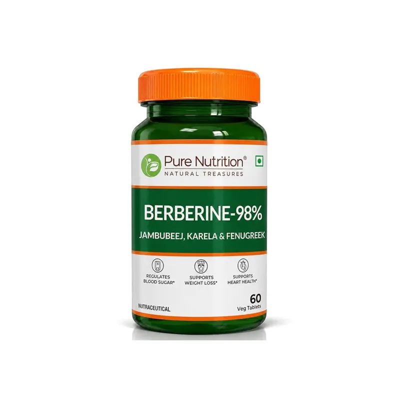 Pure Nutrition Berberine 98% 60 Vegetarian Tablets