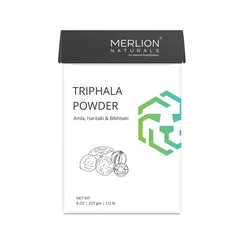Merlion Naturals Triphala Powder (Amla, Haritaki and Baheda) for constipation 227g
