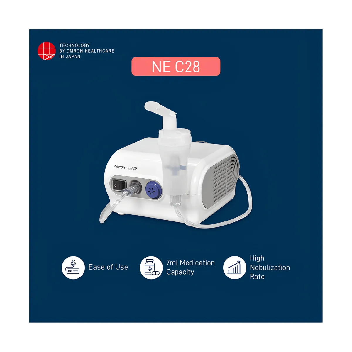 Buy Omron Compressor Nebulizer NE-C28 - Cureka | Cureka