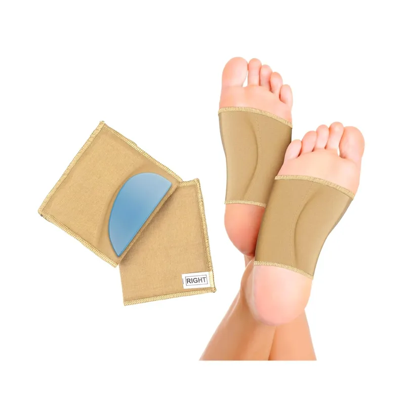 Fovera Plantar Fasciitis Arch Support Sleeves Brown (Small)
