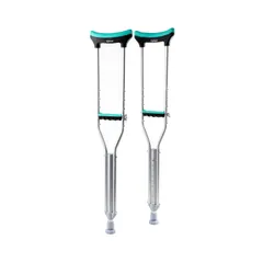 Tynor Auxiliary Crutch Silver 1 Pair L-21 (Small)