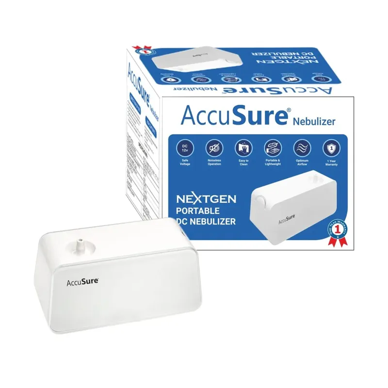 Accusure Portable DC Nebulizer Machine