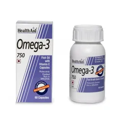 HealthAid Omega-3 750 mg (60 Capsules)