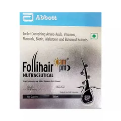 Follihair AM/PM Tablets for Hair Health – 20 Tablets