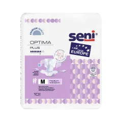 Seni Optima Plus Diaper Medium 70-105cm (10 Diapers)