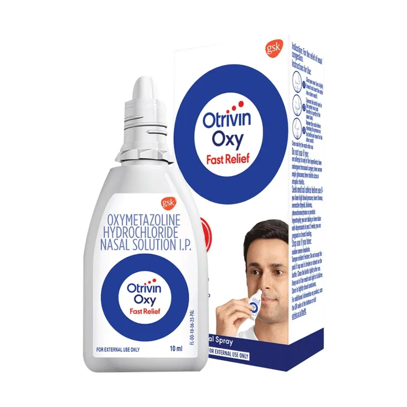 Otrivin Oxy Fast Relief Adult Nasal Spray 10ml