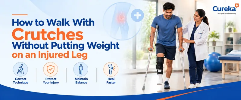 How to Walk With Crutches Without Putting Weight on an Injured Leg