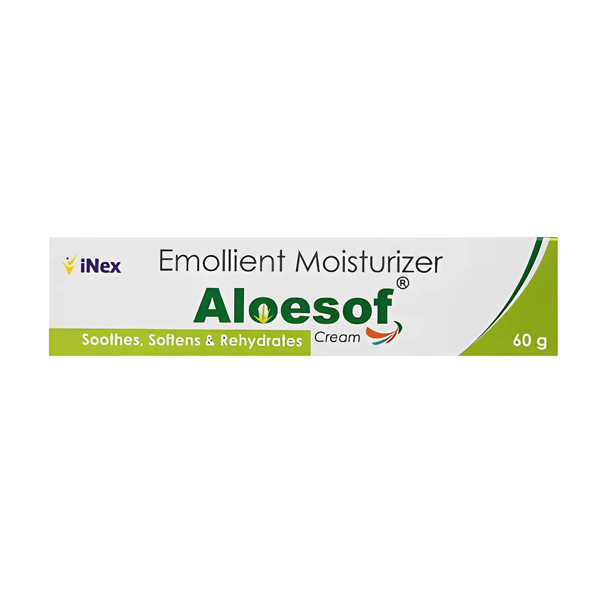 Aloesof Cream 60 gm, Emollient Moisturizer for Dry Skin