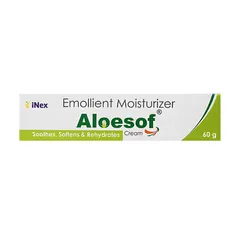 Aloesof Cream 60 gm, Emollient Moisturizer for Dry Skin