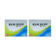 KLM KLIN Soap (75g) Pack of 2