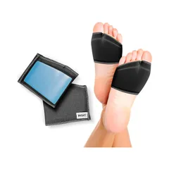 Fovera Metatarsal Sleeves Pads Black (Medium)