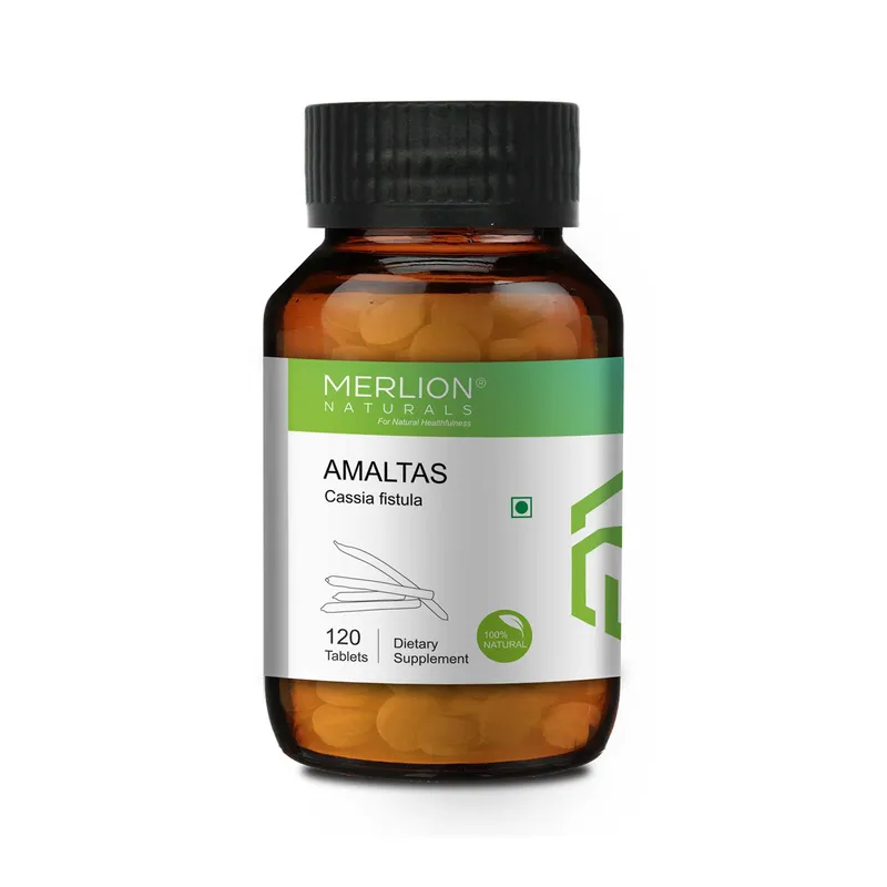 Merlion Naturals Amaltas Tablets Cassia Fistula 500mg x 120 Tablets