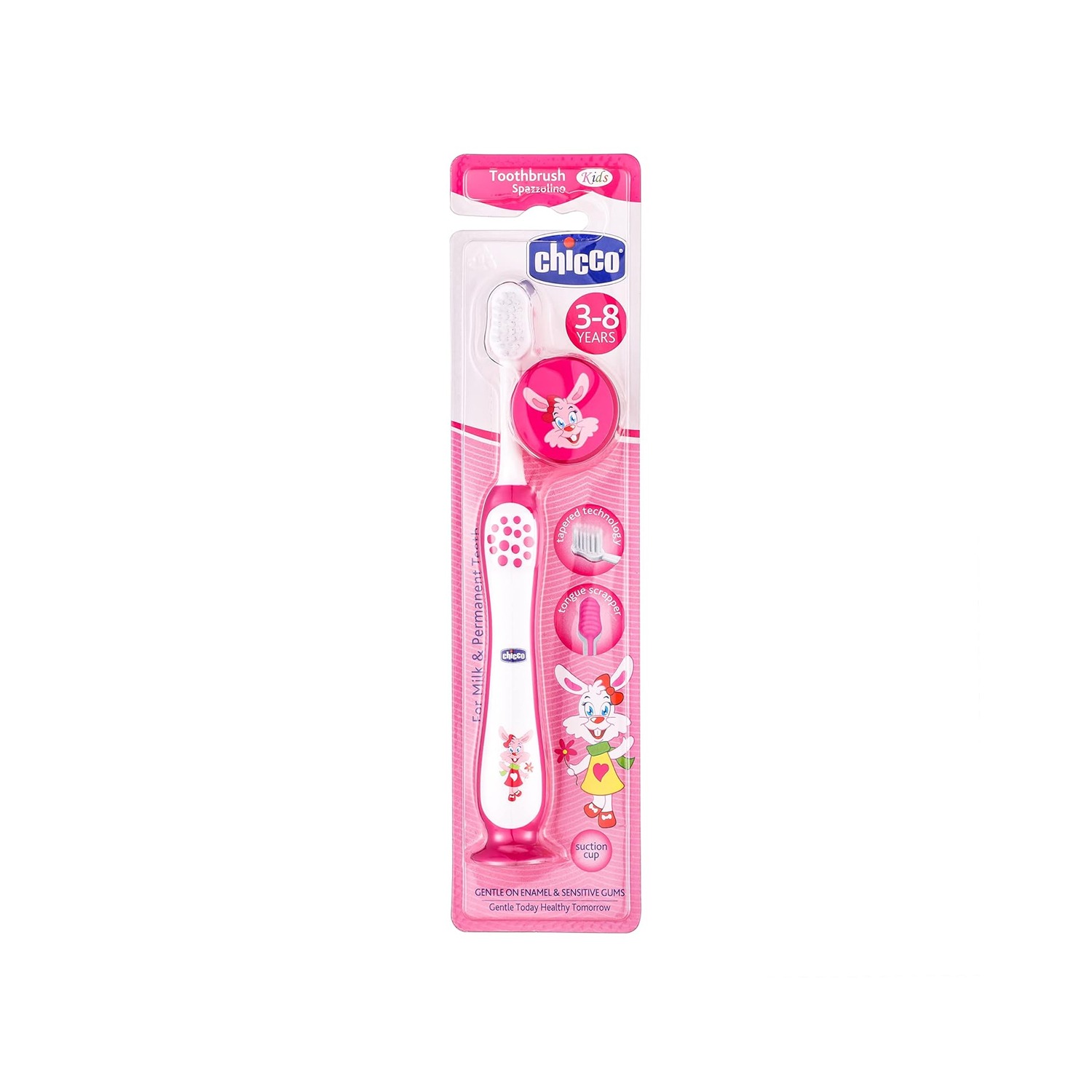 Chicco Baby Tooth Brush 3-8 years (Blue)