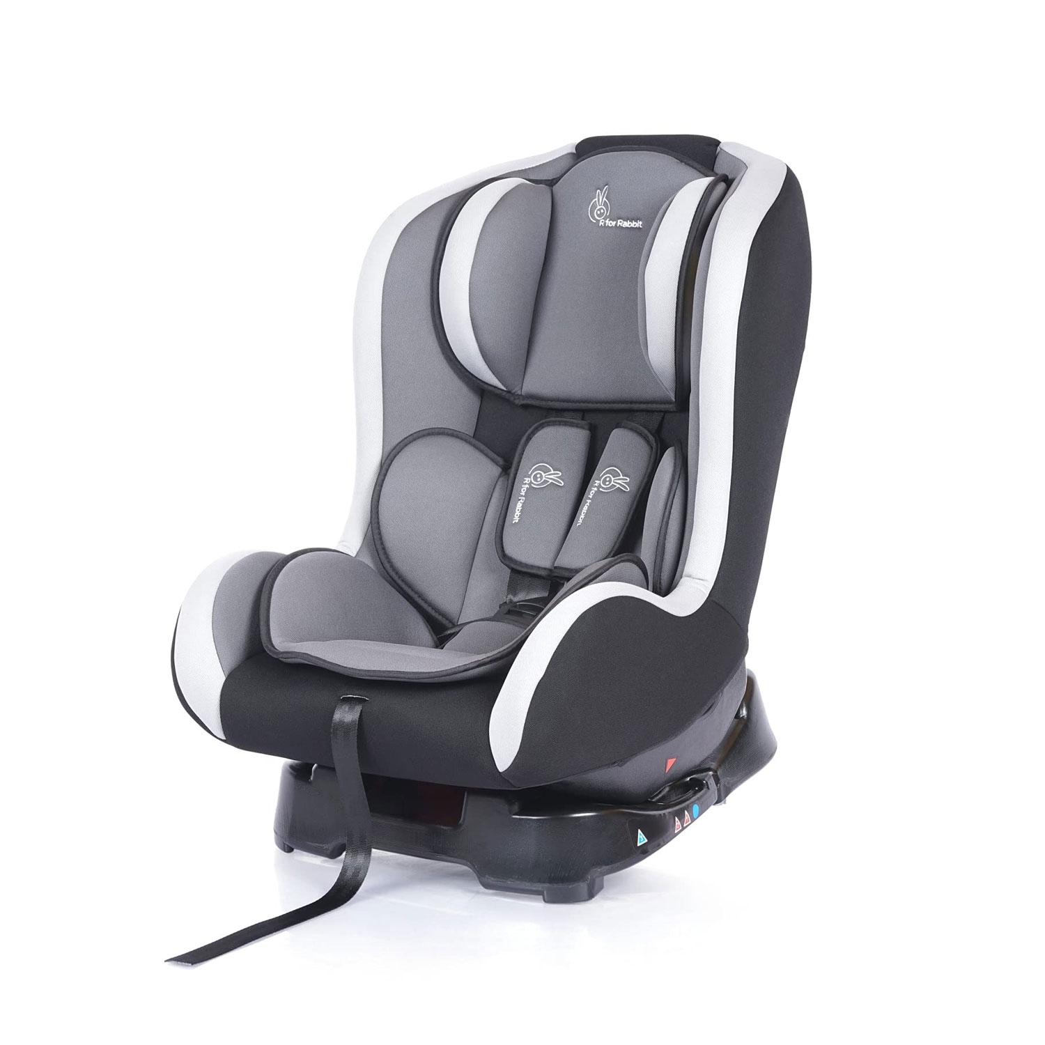 R for Rabbit Jack N Jill Baby Car Seat For 0 To 5 Years (Grey with Black)