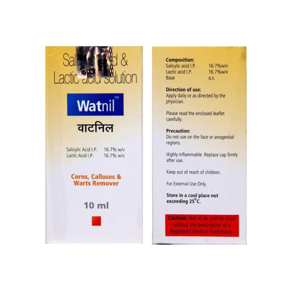 Watnil Lotion to Remove Warts, Calluses and Corns 10ml