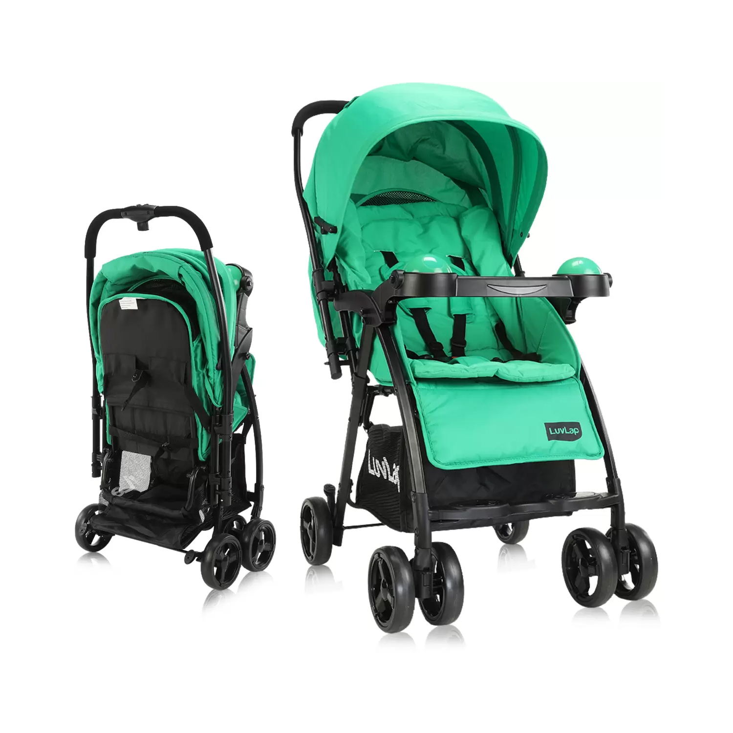 LuvLap Joy Baby Stroller - Green