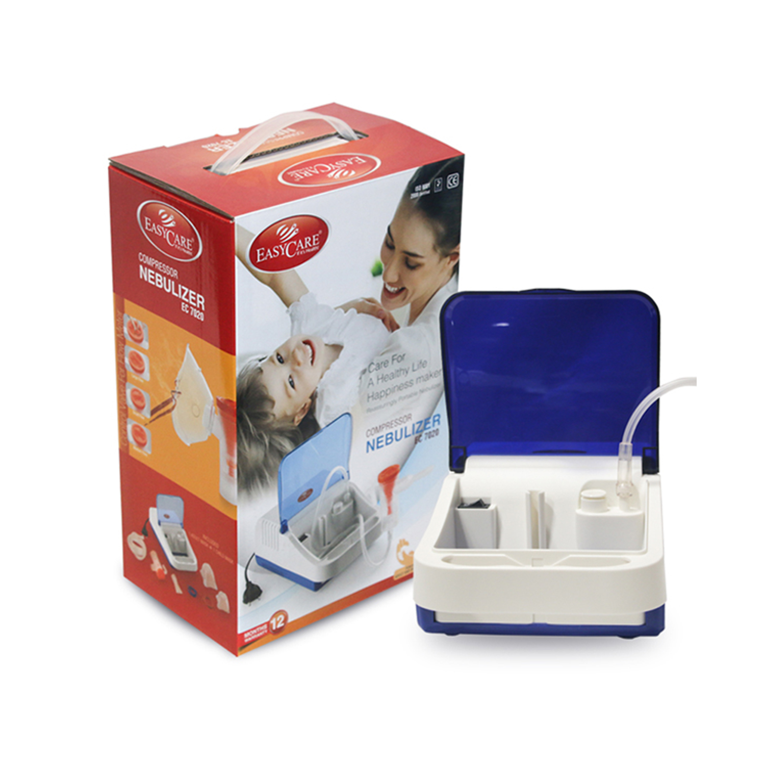 EASYCARE EC 7020 Compressor Nebulizer (White)