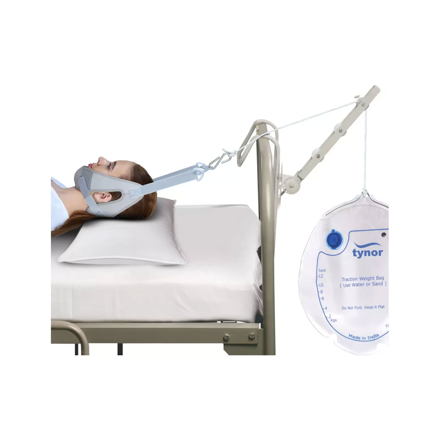 Tynor Cervical Traction (Sleeping) with Weight Bag Universal G-26